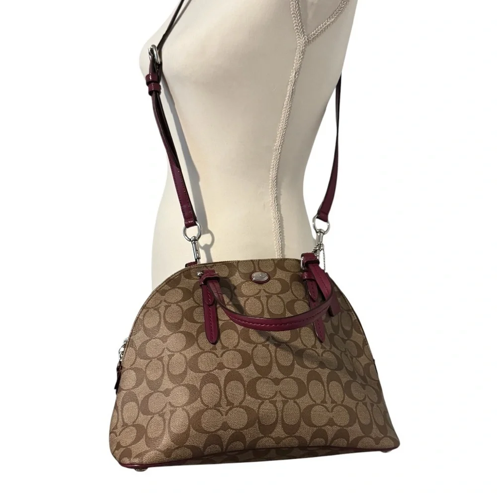 Coach Peyton Signature Satchel/Shoulder Bag | Very Good Used Condition